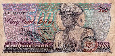 Beschrijving voorzijde: MOBUTO